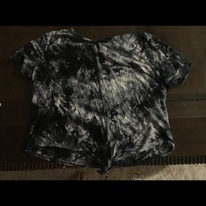 Tie die crop top
